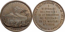 Medaglia per il comizio dei veterani a Napoli, 1848-49
