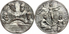 Medaglia 50° anno della Proclamazione del Regno d'Italia. B. Aires 1911