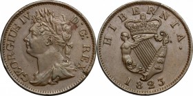 Ireland.  George IV (1820-1830). Penny 1823