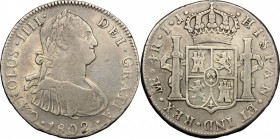 Peru'.  Charles IV (1788-1808).. 4 reales 1802, Lima mint