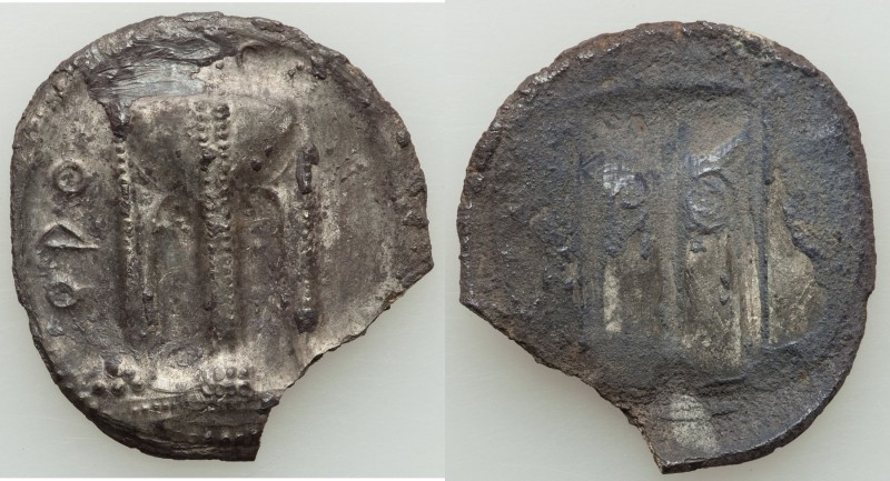 BRUTTIUM. Croton. Ca. 530-500 BC. AR stater or nomos (28mm, 6.66 gm, 12h). VF, c...