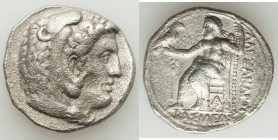 MACEDONIAN KINGDOM. Alexander III the Great (336-323 BC). AR tetradrachm (27mm, 16.37 gm, 6h). About VF, scratches. Lifetime or early posthumous issue...
