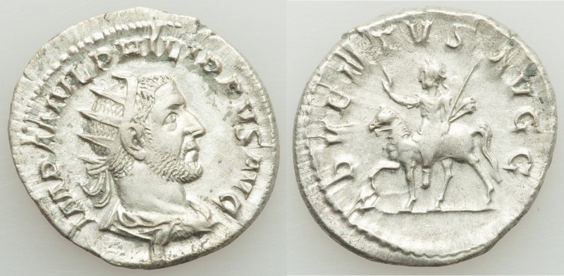 Philip I (AD 244-249). AR antoninianus (22mm, 4.34 gm, 11h). VF. Rome, AD 244-24...
