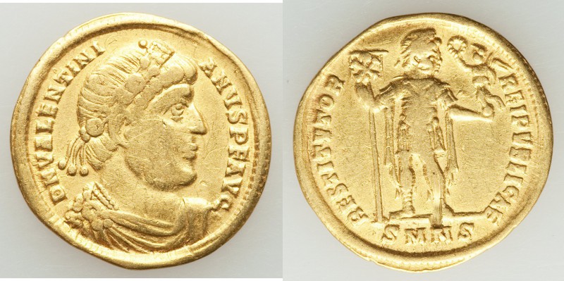 Valentinian I, Western Roman Empire (AD 364-375). AV solidus (21mm, 4.40 gm, 7h)...