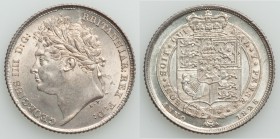George IV 6 Pence 1825 UNC, KM691, S-3814. 19.5mm. 2.85gm. Bold strike with nice luster.

HID09801242017