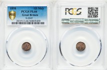 Victoria 4-Piece Certified Maundy Set 1898 Prooflike PCGS, KM-MDS154 Penny through 4 Pence all graded PL65 except Penny which grades PL66. All matched...
