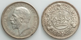 George V "Wreath" Crown 1933 AU, KM836, S-4036. Mintage: 7,132. 38.8mm. 28.20gm. 

HID09801242017