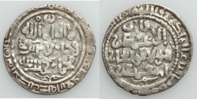 Ilkhan 3-Piece lot of Uncertified Assorted Dirhams, 1) Ilkhanid. Hulagu (AH 654-663 / AD 1256-1265) Posthumous Dirham Unclear Date - VF, Mardin mint?,...