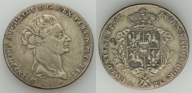 Stanislaus Augustus Taler of 6 Zlotych 1795 VF, KM216. Dav-1623. 38.4mm. 24.06gm. 

HID09801242017
