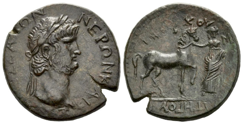 Thessalian League
Nero, 54-68. Tetrassarion, Laouchos 66-68, Æ 32 mm, 19.41 g. ...
