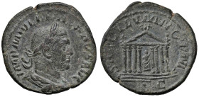 Filippo I (244-249) Sesterzio - Busto laureato a d. - R/ Tempio a sei colonne - RIC 164 AE (g 16,99)

Status: BB+