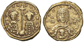 Romano IV (1068-1071) Tetarteron Nomisma - Busto di fronte della Vergine - R/ Busti di fronte di Romano ed Eudocia - Sear 1862 AU (g 4,01)

Status: ...