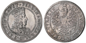 AUSTRIA Tirolo - Ferdinando Carlo (1646-1662) Doppio tallero s.d. (1654) - KM 985; Dav. 3364 AG (g 56,01) Fondi manipulati

Status: BB+