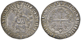 FRANCIA Provenza - Roberto d'Angiò (1309-1343) Carlino o gigliato - Boudeau 832 AG (g 3,89) Modulo ben centrato, bellissima patina riposata

Status:...