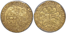 FRANCIA Enrico VI (1422-1453) Saluto d'oro Sain-Lô - Fr. 301 AU (g 3,48) In slab PCGS MS 62 620234.62/37681719

Status: MS 62