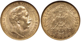 GERMANIA Prussia - Guglielmo II (1888-1918) 20 Marchi 1912 - KM 521; Fr. 3831 AU In slab NGC MS 64 cod. 677523-058

Status: MS 64 RB