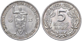 GERMANIA Repubblica di Weimar (1918-1933) 5 Marchi 1925 A - KM 47 AG (g 25,00)

Status: FDC