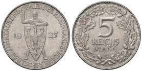 GERMANIA Repubblica 5 Marchi 1925 D - KM 47 AG (g 25,00)

Status: FDC