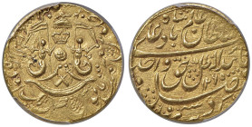 INDIA Regno di Awadh - Wajid Ali (1847-1856) Ashrafi 1265/3 (1849) - KM 378.1 AU (g 10,73) In slab PCGS MS 63 cod. 681978.63/50772122

Status: MS 63