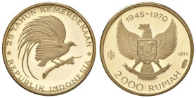 INDONESIA 2.000 Rupie 1970 - KM 28 AU (g 4,90)

Status: FS