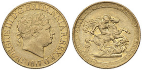 INGHILTERRA Giorgio III (1760-1820) Sterlina 1817 - KM 674 AU (g 7,94)

Status: BB