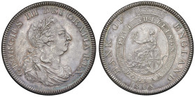 INGHILTERRA Giorgio III (1760-1820) Dollaro da 5 Shillings 1804 - KM Tn1; Sp. 3768 AG (g 27,07) Bella patina da antica collezione

Status: SPL+