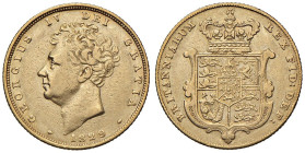 INGHILTERRA Giorgio IV (1820-1830) Sterlina 1829 - KM 696 AU (g 7,86)

Status: BB