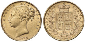INGHILTERRA Vittoria (1837-1901) Sterlina 1872 (27) - KM 736 AU (g 8,00) Graffietti al D/

Status: qSPL