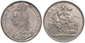 INGHILTERRA VIttoria (1837-1901) Corona 1889 - KM 765 AG (g 28,28) Delicata patina

Status: FDC