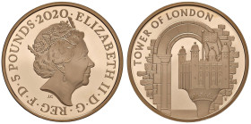 INGHILTERRA Elisabetta II (1952-2022) 5 Sterline 2020 The White Tower - KM 1859c AU (g 39,94) In astuccio originale e certificato di garanzia

Statu...