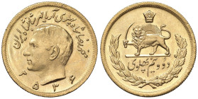 IRAN Mohammad Reza (1941-1979) 2 1/2 Pahlavi 2536 (1977) - KM 1201; Fr. 100 AU (g 20,35)

Status: FDC