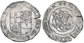 MALTA Jean de la Vallete (1557-1568) 4 Tarì - AG (g 11,55) RRR Di altissima ed inusuale qualità. Rarissima variante con 2 crocette nella leggenda al R...