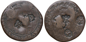 MALTA Jean-Paul Lascaris de Castellar (1636-1657) 4 Tarì 1643 - cfr. Gatt 14-4T-121X111; R.S. 58-9 CU (g 7,76) Contromarche

Status: MB