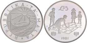 MALTA 5 Liri 1981 piefort - KM 53 AG In slab PF 69 ULTRA CAMEO cod. 6141565-009

Status: PF 69 UC