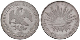 MESSICO 8 Reales 1876 Ga IC - KM 377.6 AG (g 26,99)

Status: qFDC/FDC