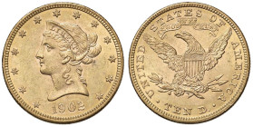 USA 10 Dollari 1902 - KM 102 AU (g 16,72)

Status: SPL-FDC