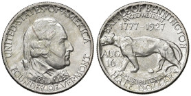USA Mezzo dollaro 1927 - KM 162 AG (g 12,48) Vermont Sesquicentennial

Status: qFDC