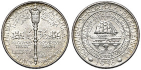 USA Mezzo dollaro 1936 - KM 184 AG (g 12,53) 200th Anniversary of the Borough of Norfolk

Status: FDC