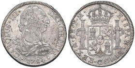 MESSICO Carlo III (1759-1788) 8 Reales 1784 Mo FM - KM 106.2; Cal. 1126 AG (g 27,01)

Status: BB-qSPL