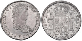 MESSICO Ferdinando VII (1808-1821) Zacatecas - 8 Reales 1820 AG - KM 111.5; Cal. 1463 AG (g 26,45) Segnetti

Status: BB/BB+