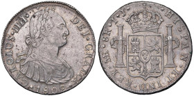 PERU Carlo IV (1788-1808) Lima - 8 Reales 1802 IJ - KM 97; Cal. 920 AG (g 27,31)

Status: BB+