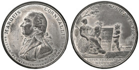 Medaglia 1802 Pace di Amiens. La medaglia differisce da quella indicata da Bramsen al n. 204 esclusivamente per la scritta nell’esergo del R/ DEFIN. T...