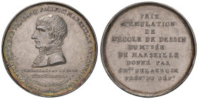 Medaglia 1802 Omaggio di Marsiglia a Napoleone. Premio di disegno D/ Come il D/ di Bramsen n. 235 - R/ Legenda in 9 linee in lingua francese: PRIX / D...