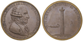 Medaglia 1803 A David Leroy. D/ Giro: J. DAVID LEROY MEMBRE DE L’INSTITUT NATION. DE FRANCE. Nel campo: busto abbigliato a dx. sotto: DUVIVIER. In bas...