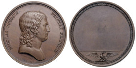 Medaglia 1803 Premio di pittura Nicolas Poussin. D/ Giro: NICOLAS POUSSIN PEINTRE FRANCAIS. Nel campo busto a dx. Sotto: DUMAREST. In fondo: AN XII. 1...
