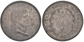 Medaglia 1803 Opera comica nazionale. D/ Circolarmente, in contorno perlinato: BONAPARTE PREMIER CONSUL*. Nel campo testa a dx., sotto la troncatura d...