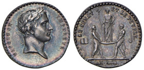 Medaglia 1804 Incoronazione di Napoleone. D/ NAPOLEON - EMPEREUR. Testa laureata a dx. R/ “LE SENAT ET LE PEUPLE”. Autore non indicato - Bramsen 329 -...