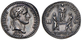 Medaglia 1804 Incoronazione di Napoleone. D/ NAPOLEON - EMPEREUR. Testa laureata a dx. Sotto: DEN. JEUFF. R/ “LE SENAT ET LE PEUPLE”. Esergo: D. AN XI...