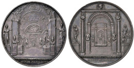 Medaglia 1804 Museo del louvre. Sala del Laocoonte e di Apollo. D/ / Veduta della sala del Laocoonte. R.F. su arcata d’ingresso. Sulla barra dell’eser...