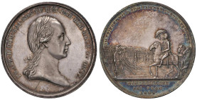 Medaglia 1804 Visita dell’Imperatore d’Austria Francesco II al campo militare di Praga. D/ “FRANZ. II. ROM. KAI. KON. ZU HUN-UND BOH. ERZH. ZU OEST”. ...